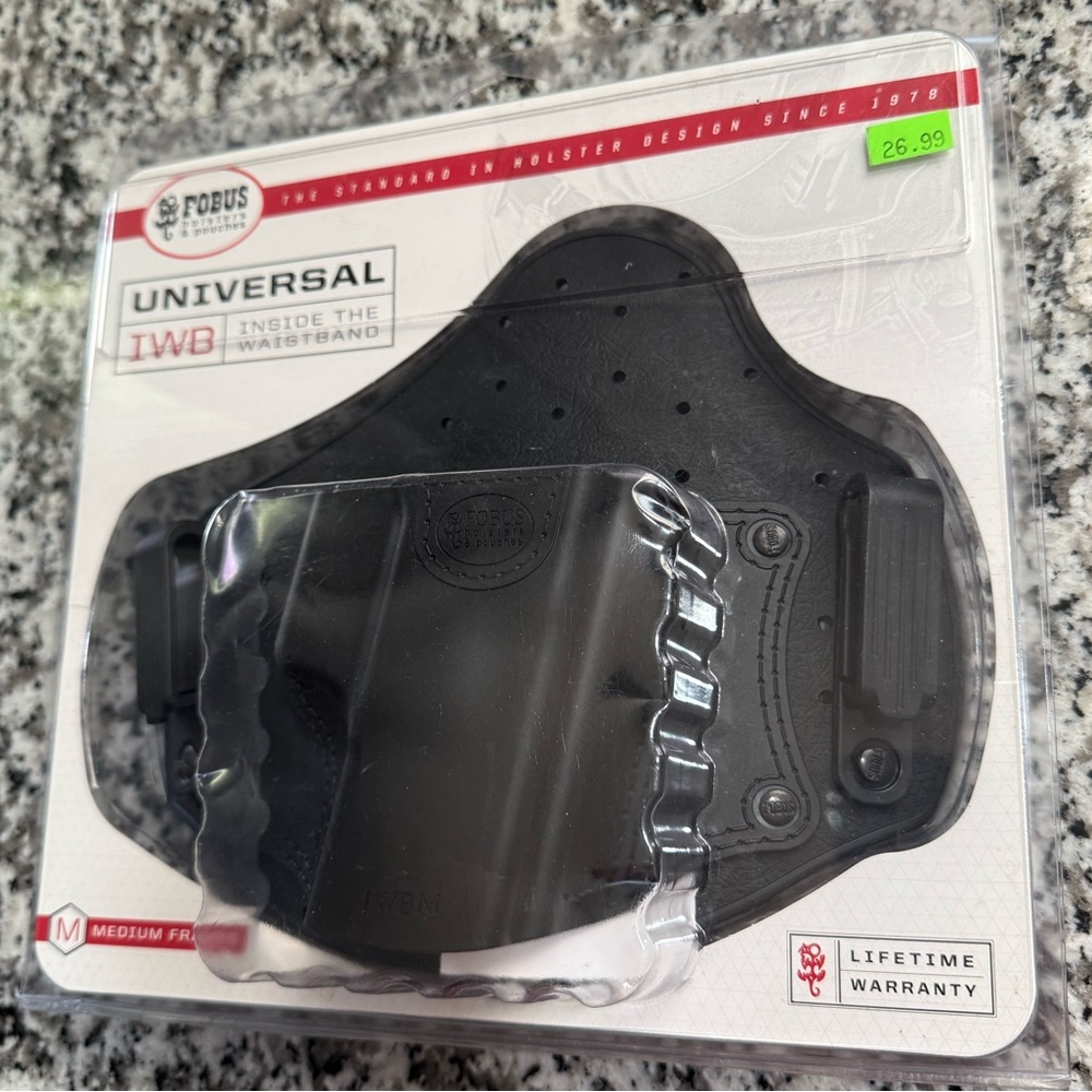 New Fobus Universal IWB Medium Frame Holster